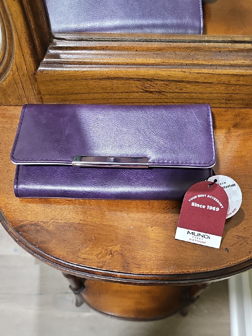 Mundi  Purple Women's Clutch Wallet